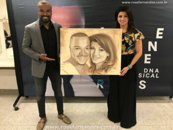Alexandre Pires e Sara Pires